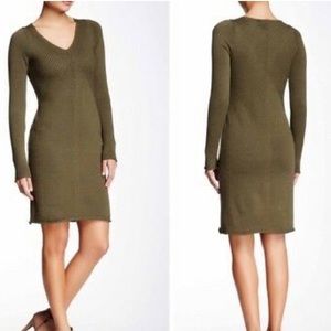 Max Studio Olive Sweater Dress NWOT